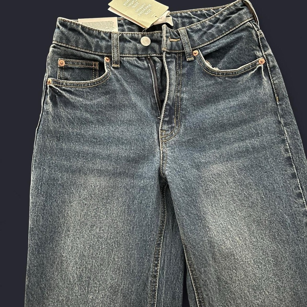 H&M Straight High waist jeans ( Ankle length) 
 - Blue